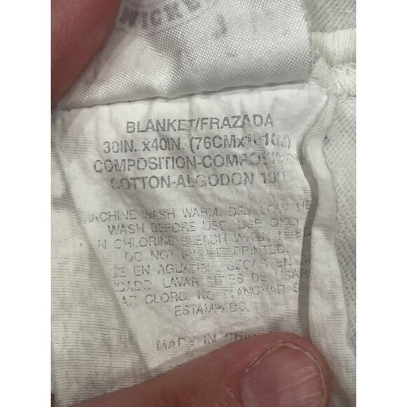 Vintage Baby Mickey & Co Blanket and hooded bath Towel VTG Walt Disney Mouse - Picture 8 of 15